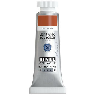 Lefranc &amp; Bourgeois Linel Gouache Extra Red Ochre 215 14ml