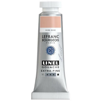 Lefranc &amp; Bourgeois Linel Gouache Extra Fine Pink Ochre 214 14ml