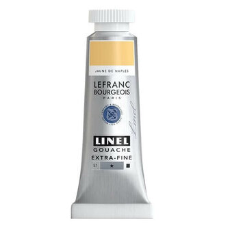 Lefranc &amp; Bourgeois Linel Gouache Extra Fine Naples Yellow Hue 210 14ml