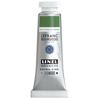 Lefranc &amp; Bourgeois Linel Gouache Extra Fine Chromium Oxide Green 205 14ml
