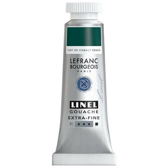 Lefranc &amp; Bourgeois Linel Gouache Extra Fine Cobalt Green Deep 198 14ml