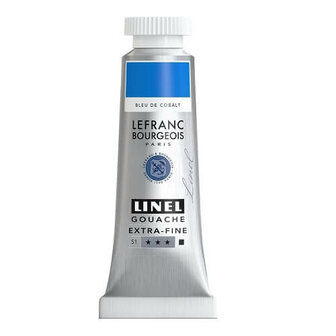 Lefranc &amp; Bourgeois Linel Gouache Extra Fine Cobalt Blue 186 14ml