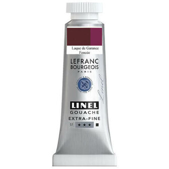 Lefranc &amp; Bourgeois Linel Gouache Extra Fine Deep Madder 181 14ml