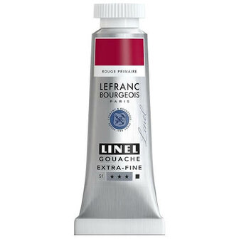Lefranc &amp; Bourgeois Linel Gouache Extra Fine Primary Red 178 14ml