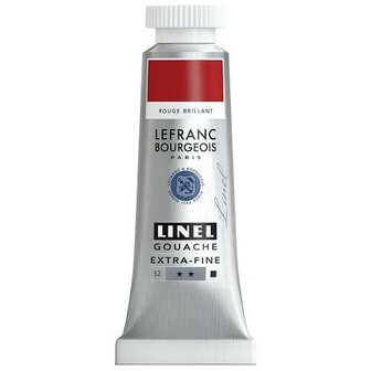 Lefranc &amp; Bourgeois Linel Gouache Extra Fine Brilliant Red 173 14ml