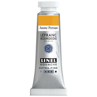 Lefranc &amp; Bourgeois Gouache Extra Fine Persian Yellow 163 14ml