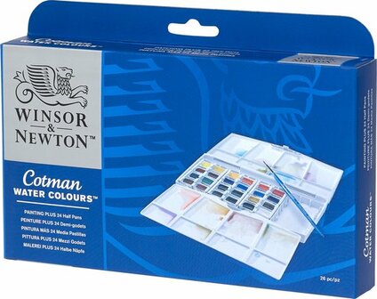 Winsor &amp; Newton Cotman Deluxe Sketchers pocketbox 16 napjes