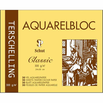 Schut Terschelling Classic Aquarelblok 300gram 24x30