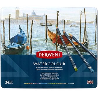 Derwent Watercolour Potloden 24 delige set