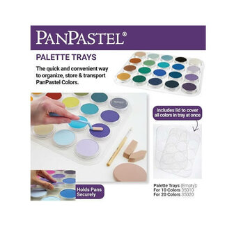 PanPastel Tray Palette &amp; Cover Holds 20 Pans C