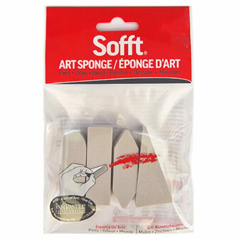 PanPastel Sofft Tools Art Sponge Set Bar Mixed 4 pcs