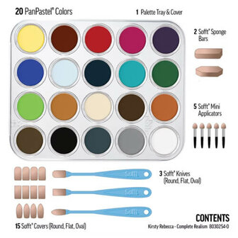 PanPastel Kirsty Rebecca Signature Set 20 Pans A