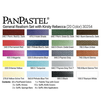 PanPastel Kirsty Rebecca Signature Set 20 Pans B