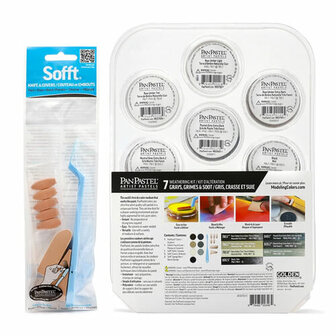 PanPastel Weathering Set 2 Grays Grimes Soot 7 Pans D