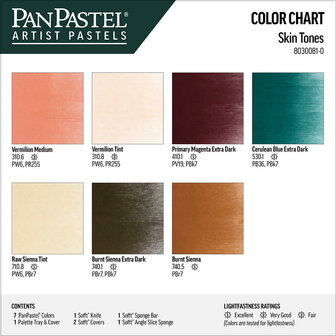 PanPastel Skin Tones Set 7 Pans B
