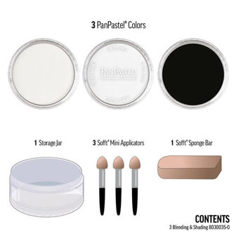 PanPastel Blending &amp; Shading Colors Set 3 Pans A