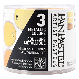 PanPastel Metallic Colors Set 3 Pans