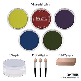 PanPastel Shadows Set 5 Pans A