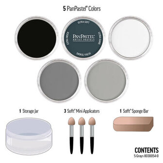 PanPastel Grays Set 5 Pans A