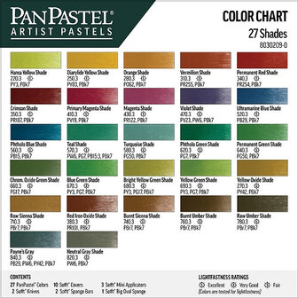 PanPastel Shades Set 27 Pans B