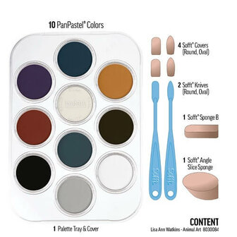 PanPastel Lisa Ann Watkins Animal Art Set 10 Pans B