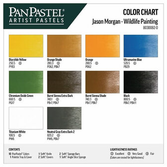 PanPastel Jason Morgan Wildlife Set 10 Pans B