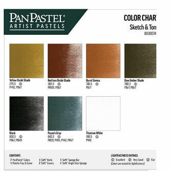 PanPastel Sketch &amp; Tone Set 7 Pans B
