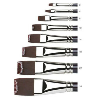 Winsor &amp; Newton Galeria Acrylic Brush Short Flat no4
