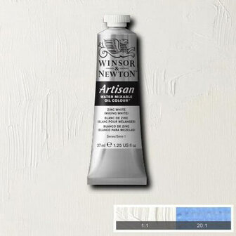 Winsor &amp; Newton Artisan Water Mixable Oil Colour Zinc White 748 37ml