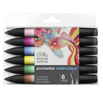 Winsor &amp; Newton Promarker Set Floral Tones Watercolour