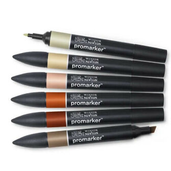 Winsor &amp; Newton Promarker Set Earth Tones 2