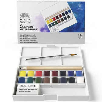 Winsor &amp; Newton Cotman Deluxe Sketchers pocketbox 16 napjes 2