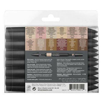 Winsor &amp; Newton Promarker Set Skin Tones 13pcs 4