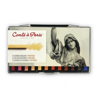 Cont&eacute; &agrave; Paris Sketching Pastelkrijt Set Portrait