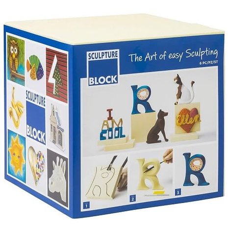 6x Sculpture Block 25x150x150 package