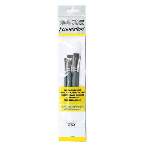 Winsor & Newton Foundation Acrylverf Penselen Set 2