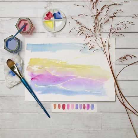 Winsor & Newton Cotman Field Plus Aquarelset 12 napjes
