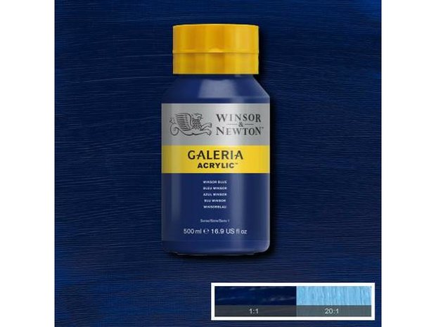 Galeria Acrylverf 500ml Winsor Blue 706