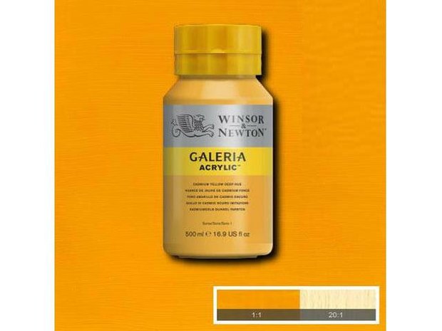 Galeria Acrylverf 500ml Cadmium Yellow Deep Hue 115