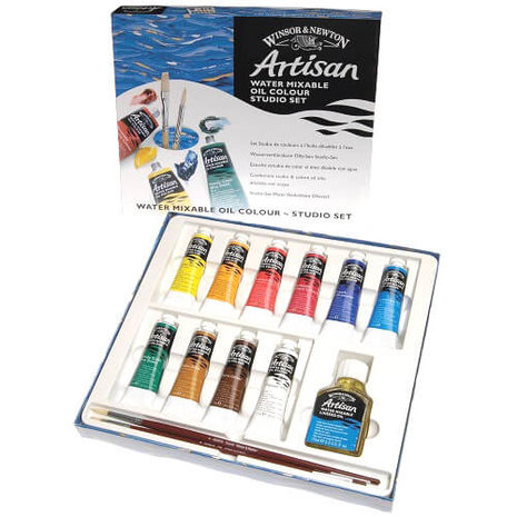 Winsor & Newton Artisan Water Mixable Oil Colour Studio Set