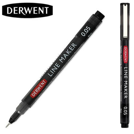 Derwent Marker Line Maker Black 0.05mm