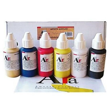 spier Armstrong weigeren ARA Artist Acrylverf Basic Set 6x100ml kopen? - Canvas-Schildersdoeken