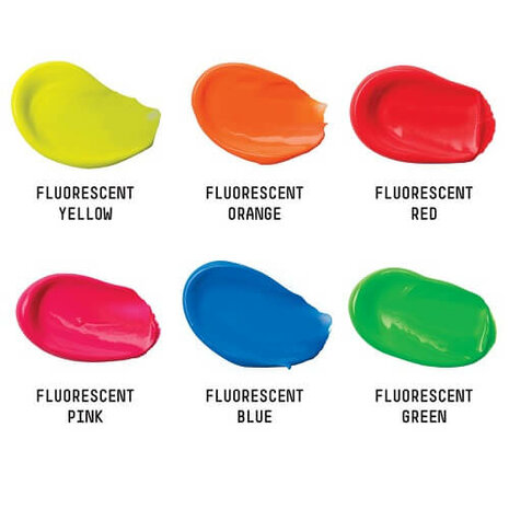 Liquitex Basics Acrylic Colour Set 6x22ML Fluorescent 2