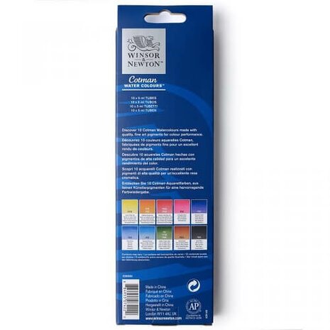 Winsor & Newton Cotman Tubes Collection 10x5ml 6