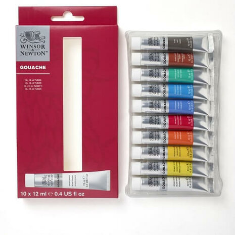 Winsor & Newton Gouache Essential Colours Set 10x12ml 2