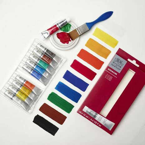 Winsor & Newton Gouache Essential Colours Set 10x12ml 3