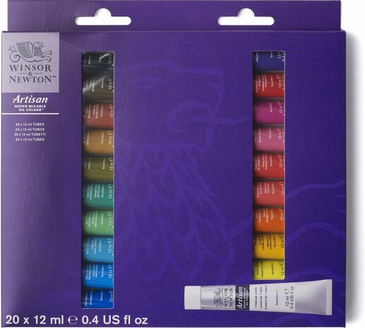Winsor & Newton Artisan Water Mixable Oil Colour 20x12ml