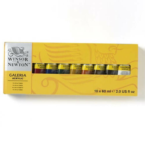 Winsor & Newton Galeria Acrylverf Set 10x60ml