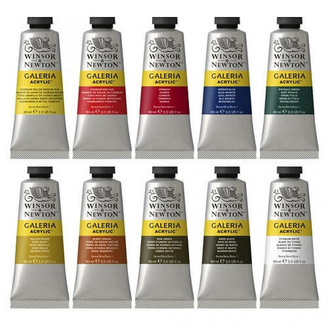 Winsor & Newton Galeria Acrylverf Set 10x60ml 4