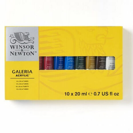 Winsor & Newton Galeria Acrylverf Set 10x20ml